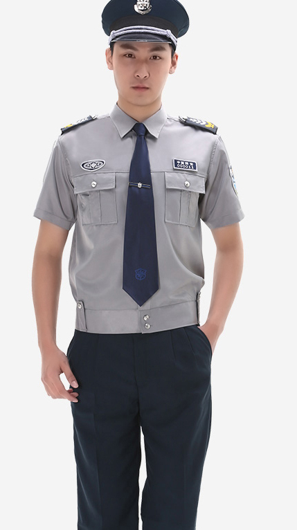男士夏季短袖保安制服套装