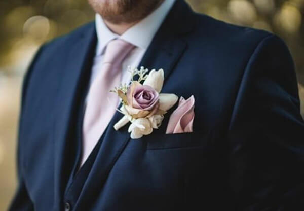 结婚西服配的领带1