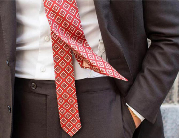结婚西服配的领带2