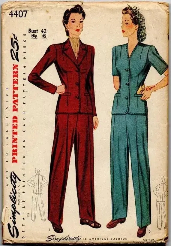 1942年的女式裤装